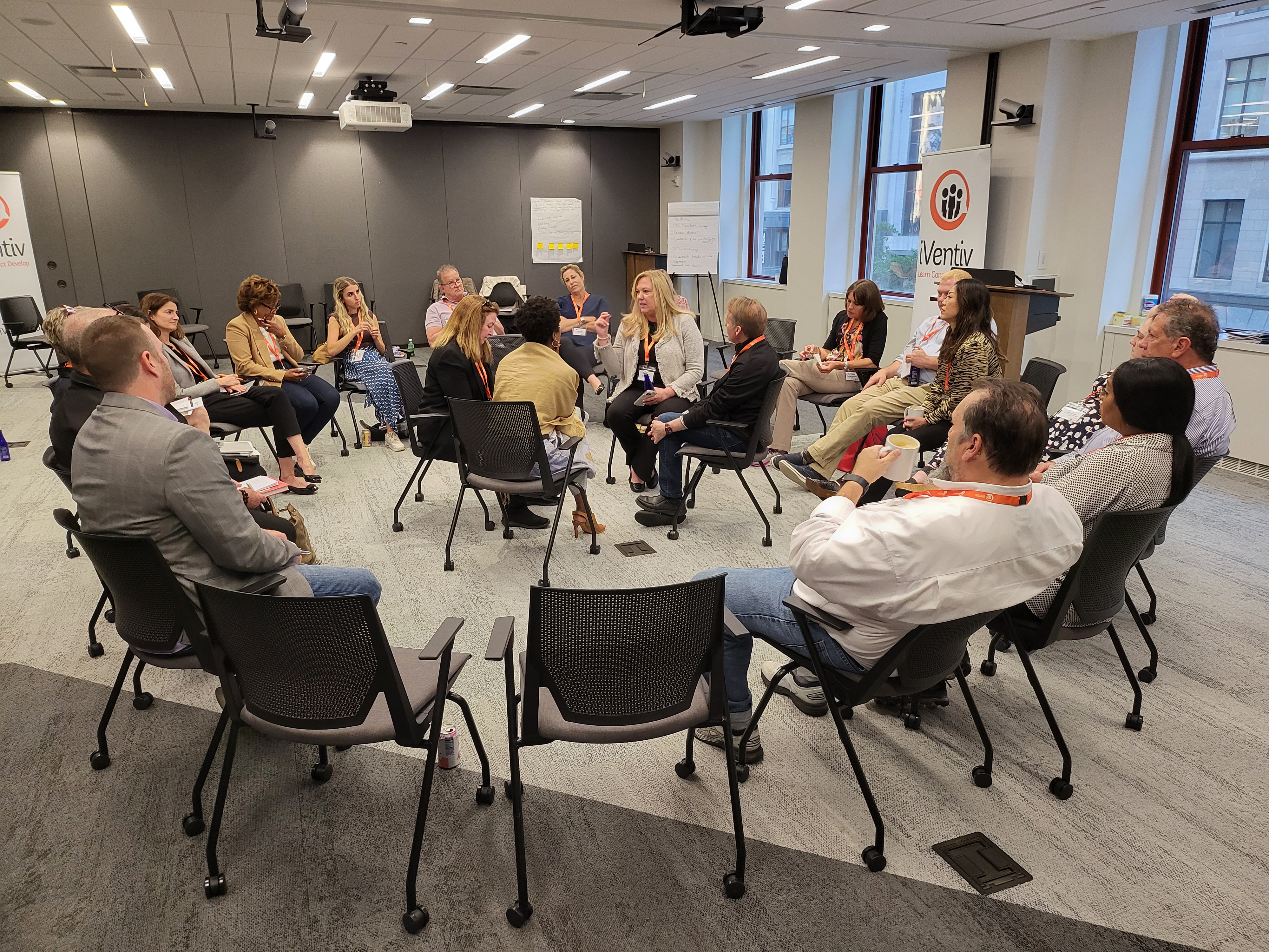 The iVentiv Fishbowl at Learning Futures New York in 2022