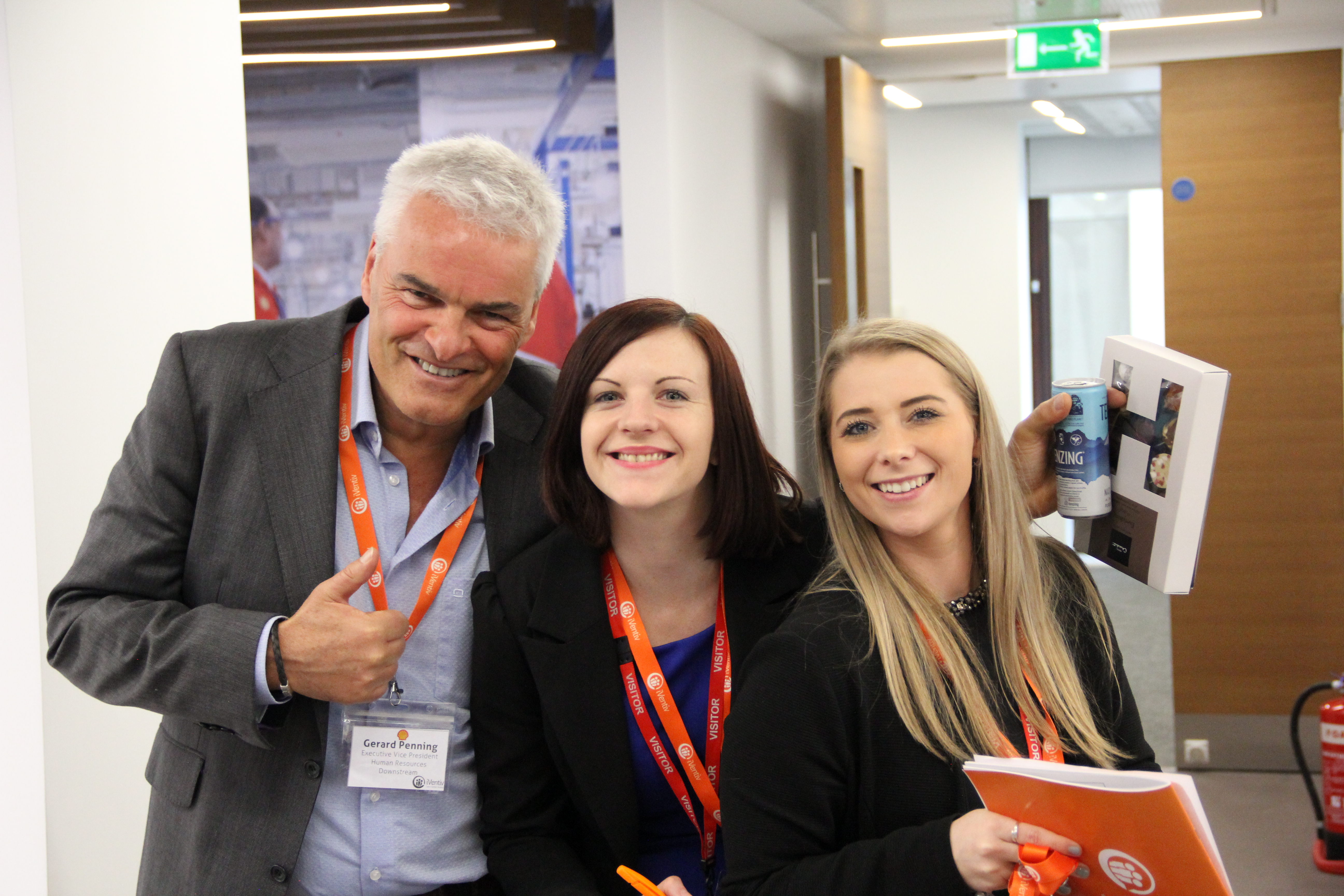 Gerard Penning with the iVentiv team at the Shell HQ in 2019