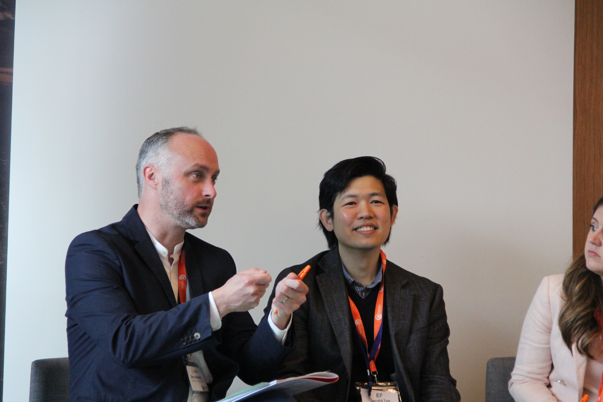 Barry Murphy and Gerald Tan at Learning Futures Dublin, 2019