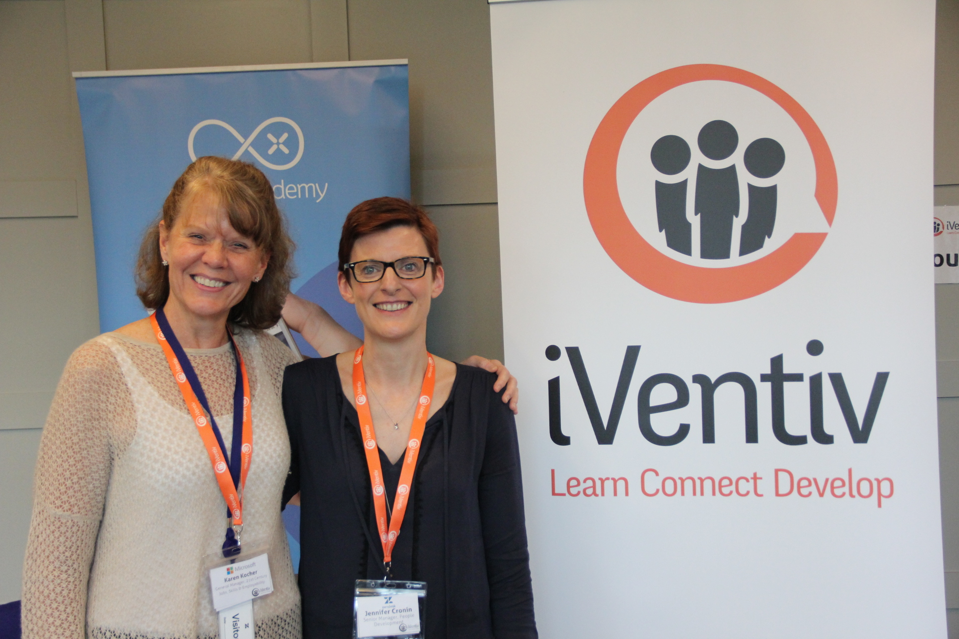 Karen Kocher poses for a photo at an iVentiv event